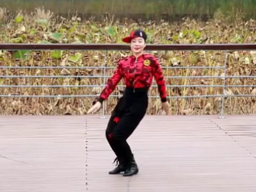 陕西凤舞飞天的广场舞《纤夫的爱 》教学视频