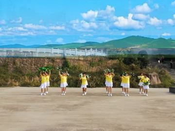 舞动江滨广场舞队《欢聚一堂》视频